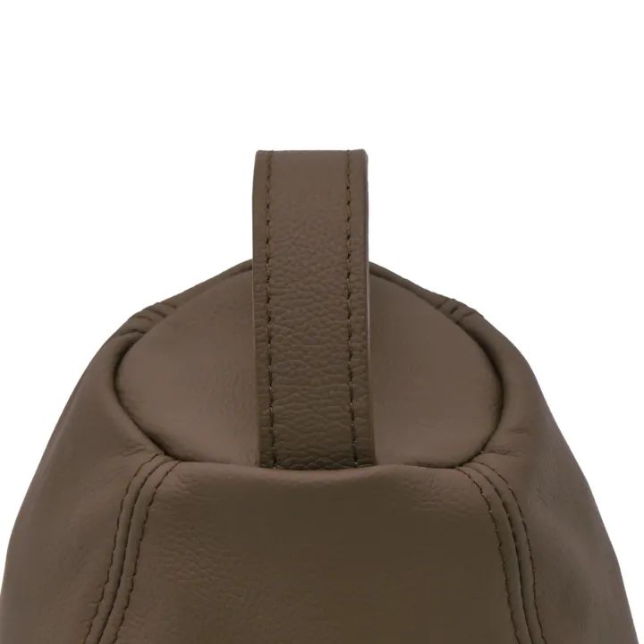 Visual DOOR STOPPER IN GRAINED LEATHER