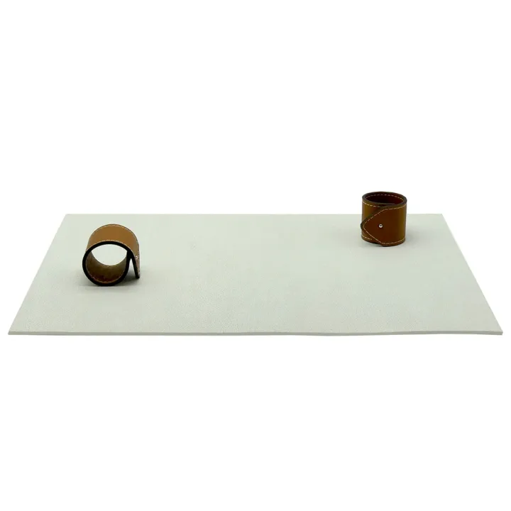 Visual LEATHER TABLE SET