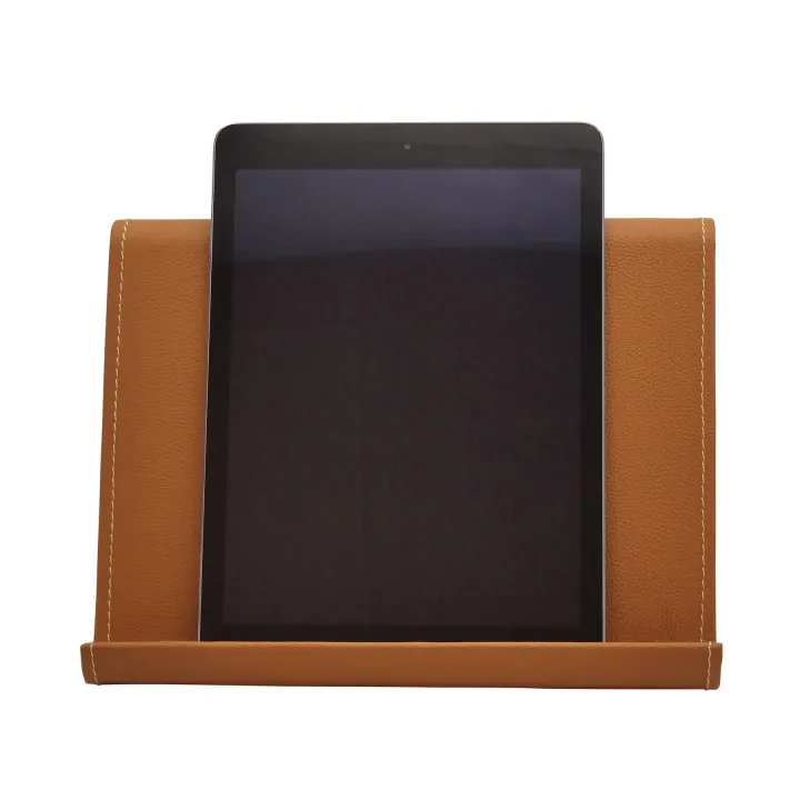 Visual IPAD HOLDER FULL COVERED IN LEATHER