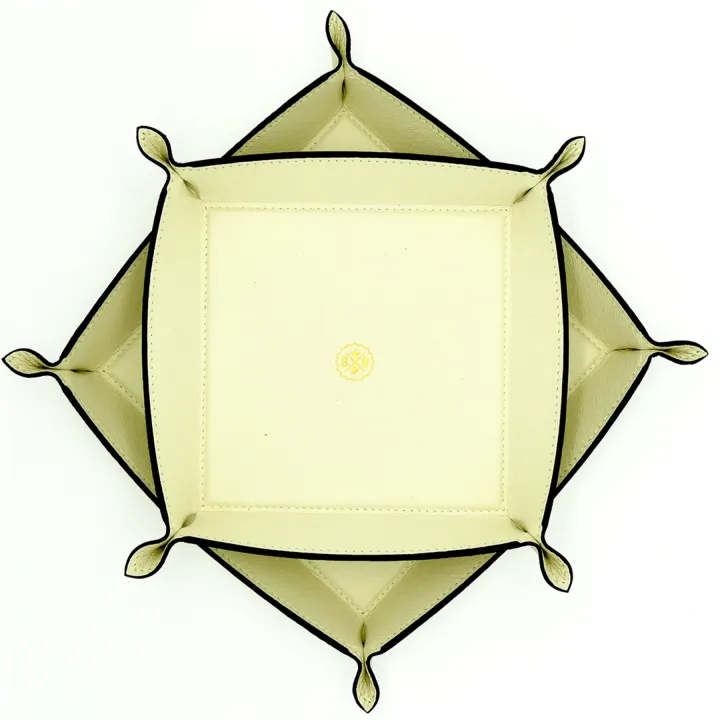 Visual LEATHER VALET TRAY WITH EYELETS