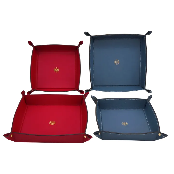 Visual LEATHER VALET TRAY WITH EYELETS