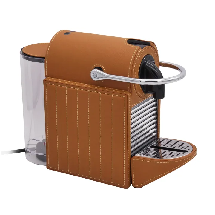 Visual COFFE MACHINE NESPRESSO COVERED IN LEATHER
