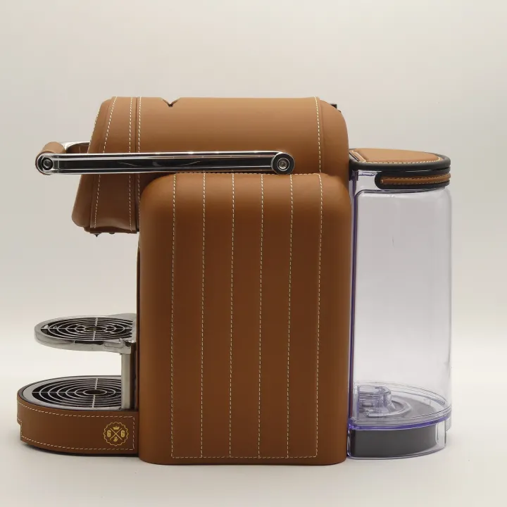 Visual COFFEE MACHINE PROFESSIONAL NESPRESSO COVERED IN LEATHER