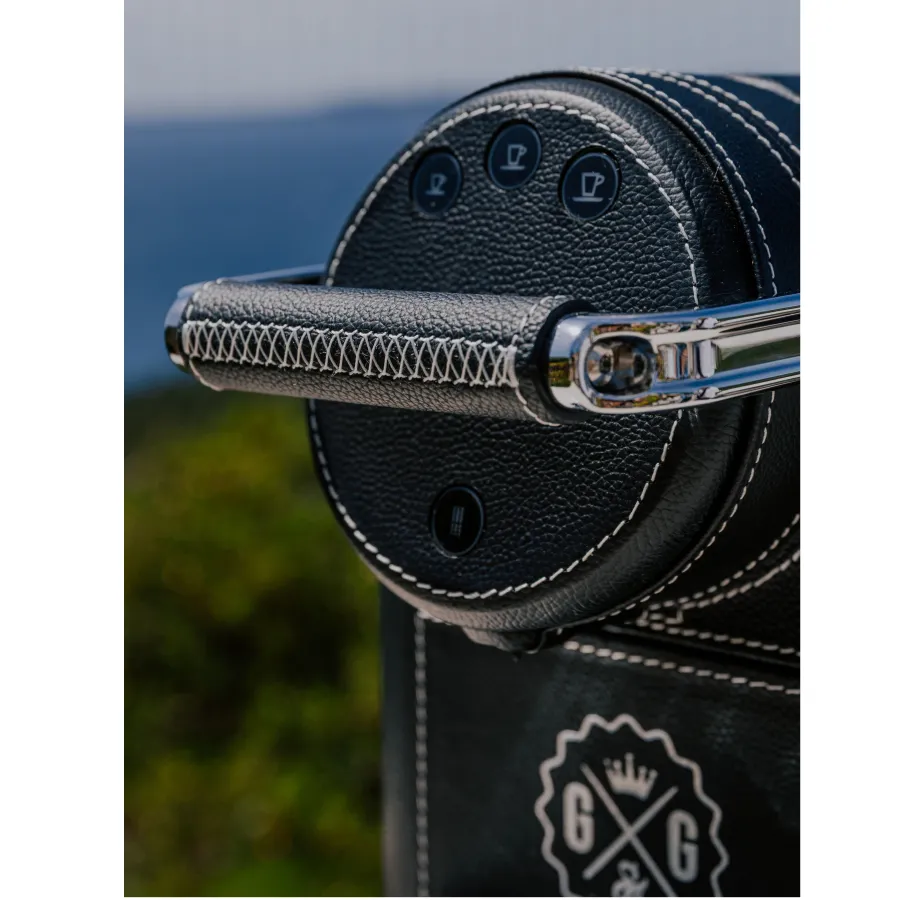 Visual COFFEE MACHINE PROFESSIONAL NESPRESSO COVERED IN LEATHER