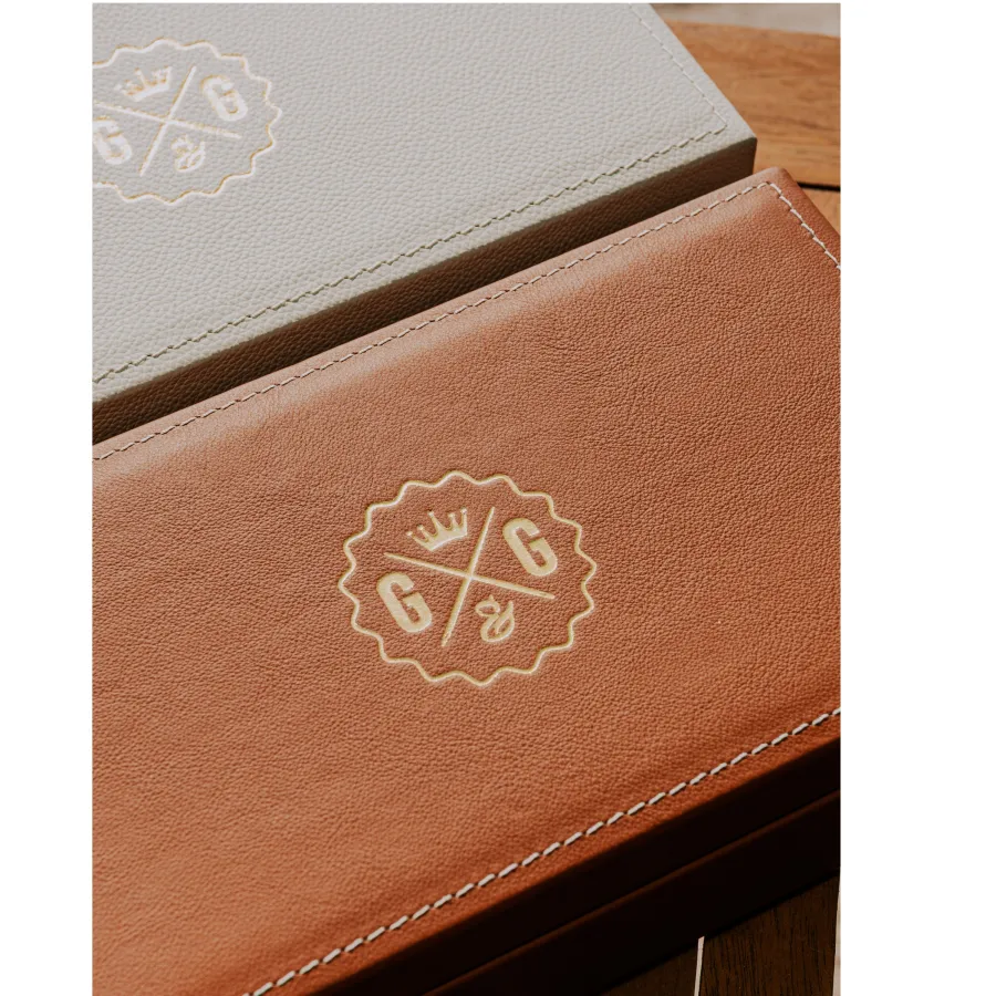 Visual NESPRESSO CAPSULE BOX COVERED WITH LEATHER