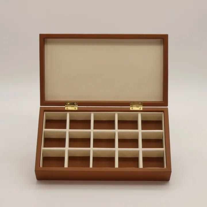 Visual NESPRESSO CAPSULE BOX COVERED WITH LEATHER
