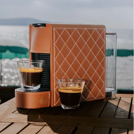 LEATHER COVER FOR NESPRESSO COFFEE MACHINE