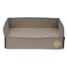 Visual SOFT PIN TRAY IN SMOOTH LEATHER WITH DIAMOND QUILTING