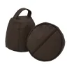 Visual DOOR STOPPER IN GRAINED LEATHER