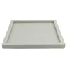 Visual SQUARE TRAY COVERED IN GRAINED LEATHER