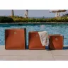 Visual SQUARE SMOOTH LEATHER BASKET