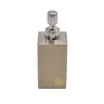 Visual SQUARE SOAP DISPENSER IN STAINLESS COVERED IN LEATHER