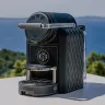 Visual COFFEE MACHINE PROFESSIONAL NESPRESSO COVERED IN LEATHER